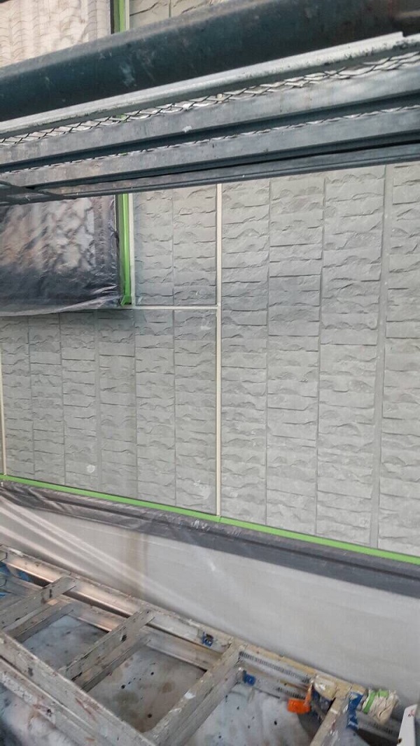 神奈川県川崎市　屋根塗装　外壁塗装　下地処理　高圧洗浄　養生